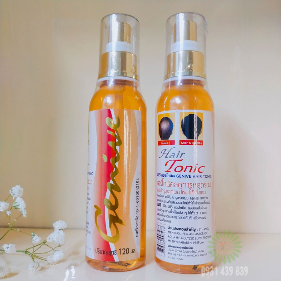 Chai Xit Kích Mọc Tóc Genive Hair Tonic Thái Lan