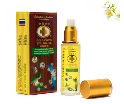 Dầu Thập Tự Vàng Thái Lan- Gold Cross Yellow Oil 48ml (có đầu xịt)