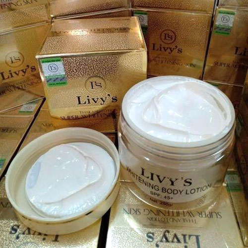 Kem Trắng Da Body Livy's Thái Lan SPF 45+ 250g