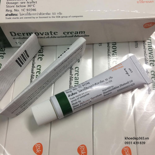 Kem Điều Trị Vảy Nến Dermovate Cream Thái Lan 15g