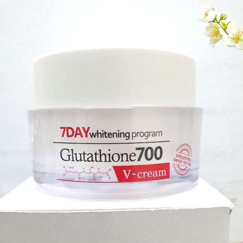 Kem Dưỡng Trắng Da 7 Day Whitening Program Glutathione 700 V-Cream