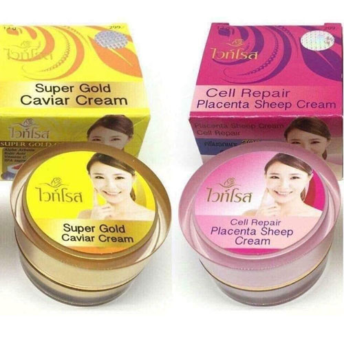  Kem Dưỡng Trắng Da Trị Nám Face Super Gold Caviar Thái Lan 