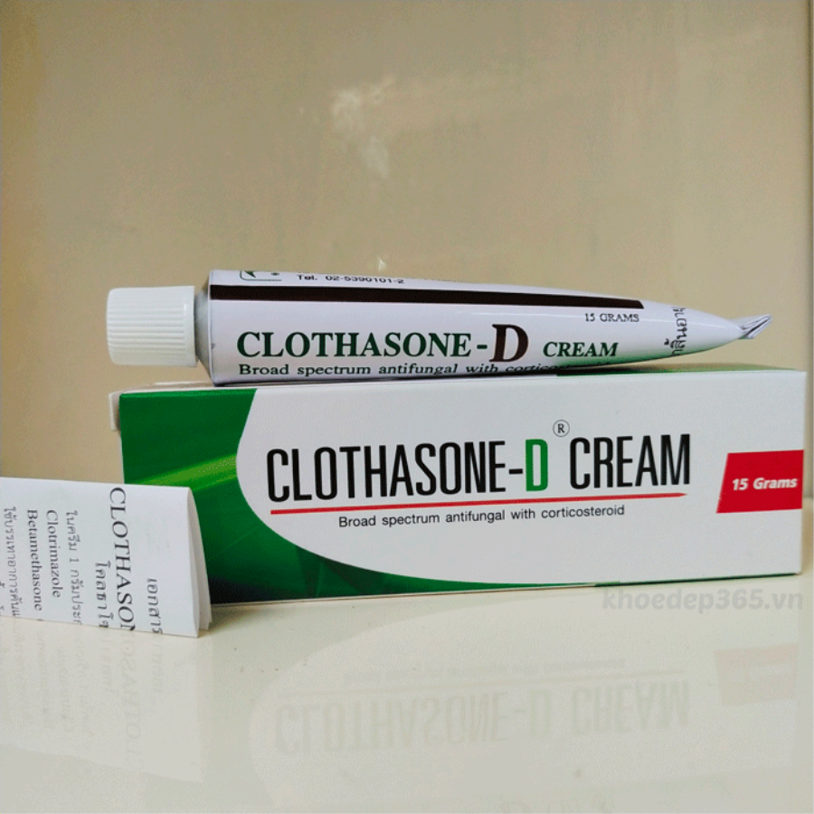 Kem Trị Nấm Móng Clothasone D Cream 15gr Thái Lan