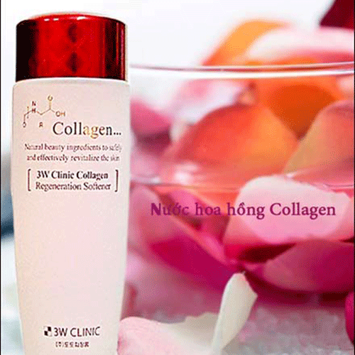 Nước Hoa Hồng Collagen 3w Clinic Regeneration Softener Hàn Quốc