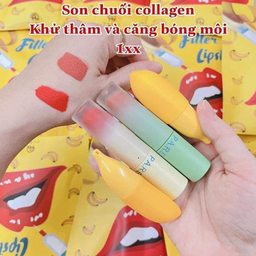 Son Chuối Khử Thâm Môi Căng Mọng Filler Lipstick Banana