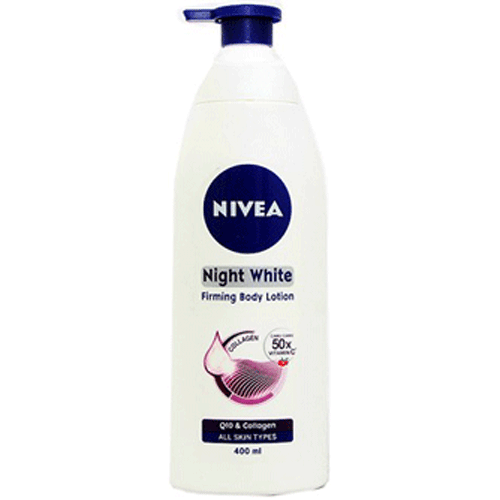 Sữa dưỡng thể Nivea săn da và dưỡng trắng ban đêm 400ml- Thai Lan
