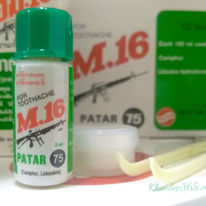 Thuốc Trị Đau Nhức Răng M16 Patar 75 Thái Lan