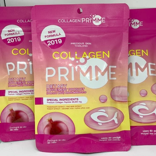 Viên Uống Trị Nám Trắng Da Collagen Primme Thái Lan