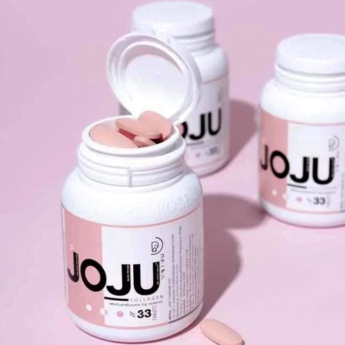 Viên Uống Trị Mụn Trắng Da Collagen JOJU