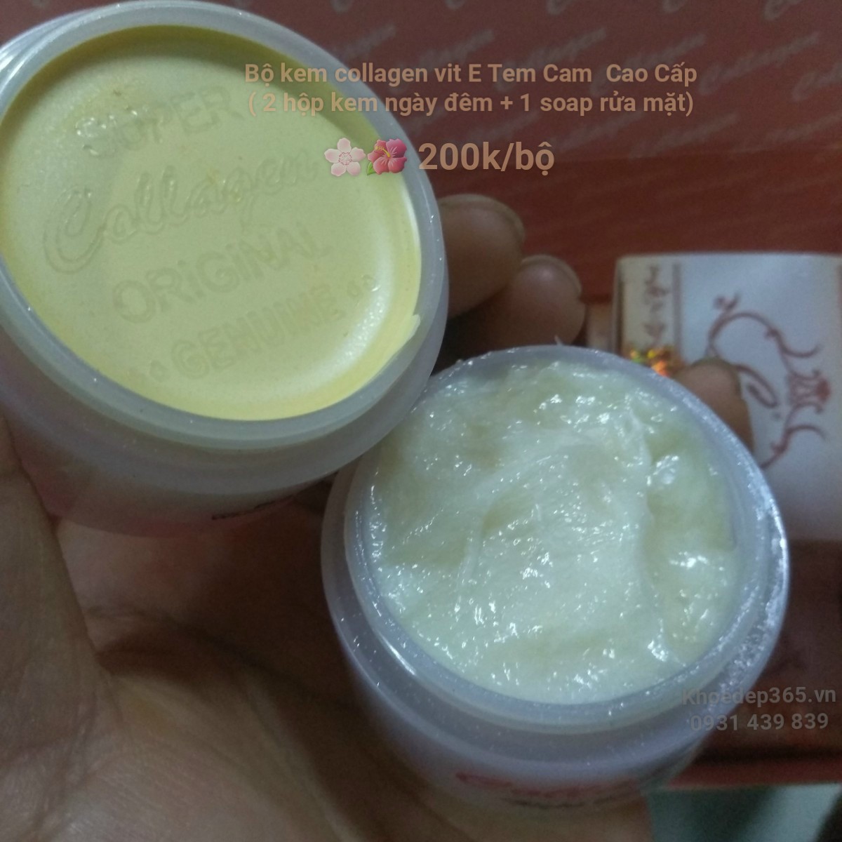 Bộ Kem Đặc Trị Nám, Tàn Nhang Collagen Plus Vit E Indonesia Kem Trị Nám - Tàn Nhang-1