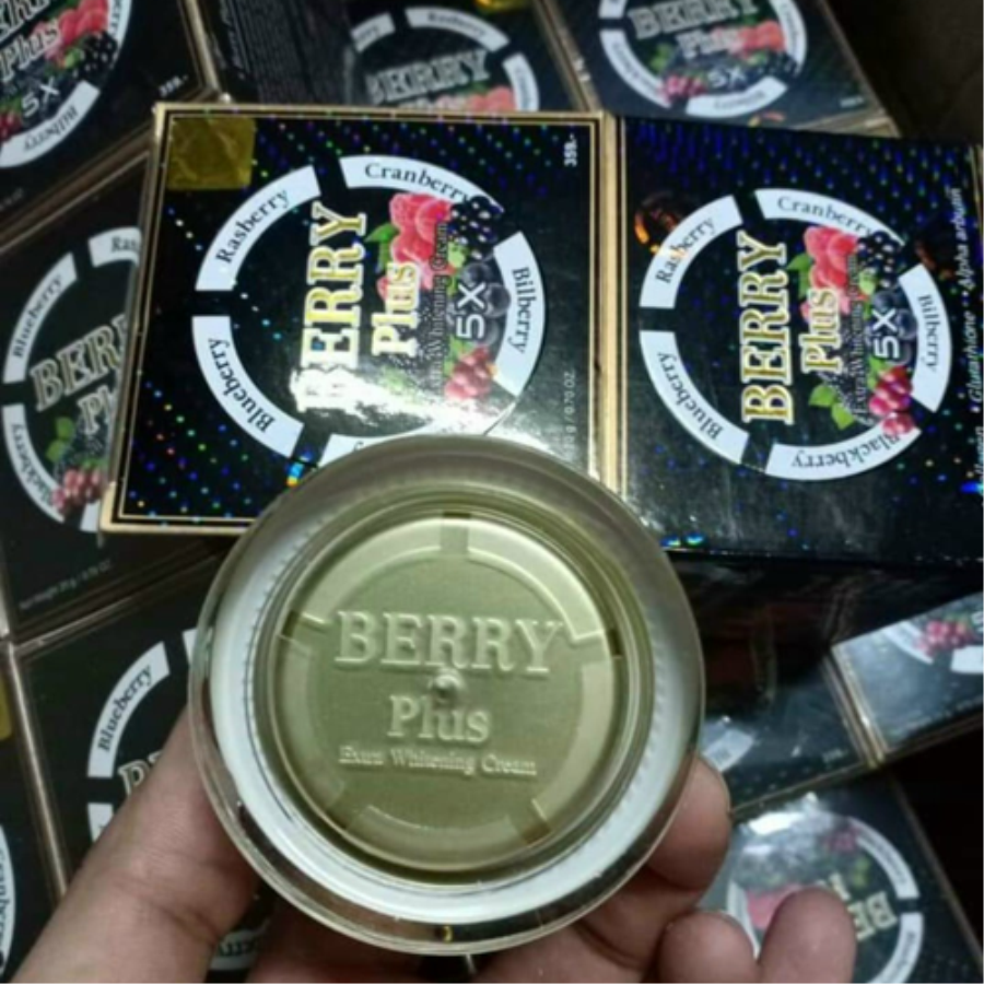 Kem Trị Nám, Dưỡng Trắng Da, Trị Mụn Ban Đêm Berry Plus Extra Whitening Cream Thái Lan 20g Kem Dưỡng Trắng Da-1