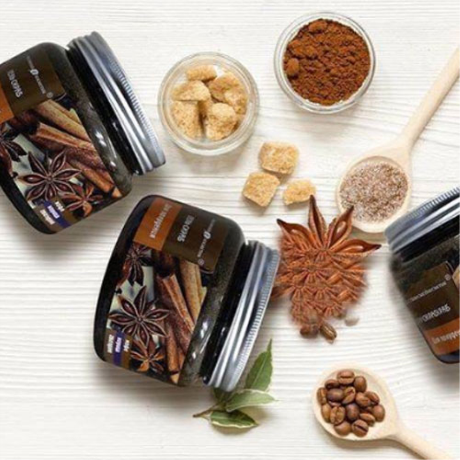 Tẩy Tế Bào Chết Quế Hồi Body Scrub Coffee Cloves Cinnamon Nga Tẩy Tế Bào Chết-1