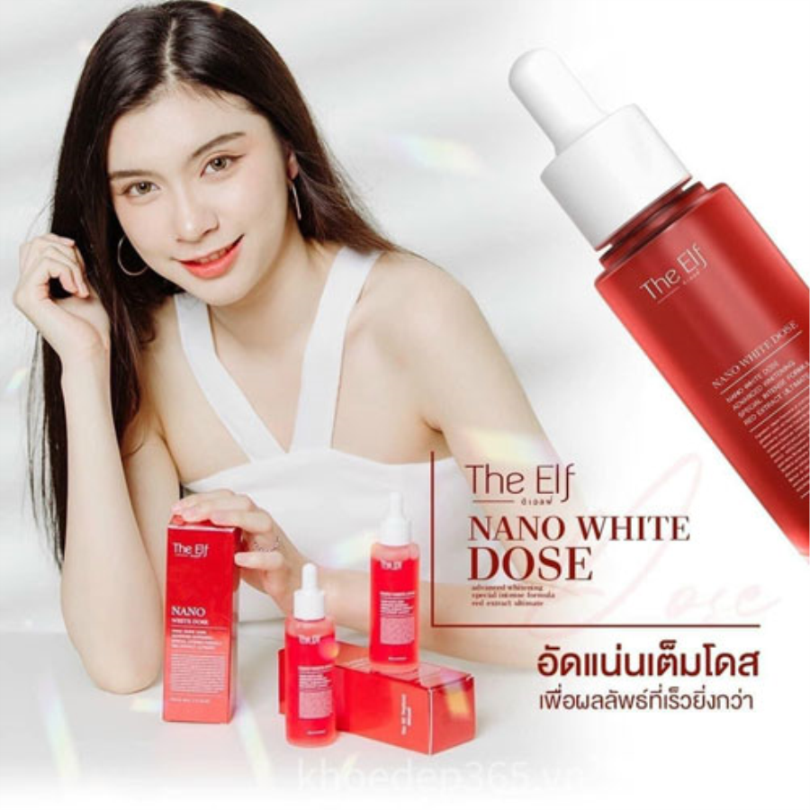 Serum Truyền Trắng Mờ Thâm Sẹo The Elf Nano White Dose Thái Lan Kem Dưỡng Toàn Thân-1