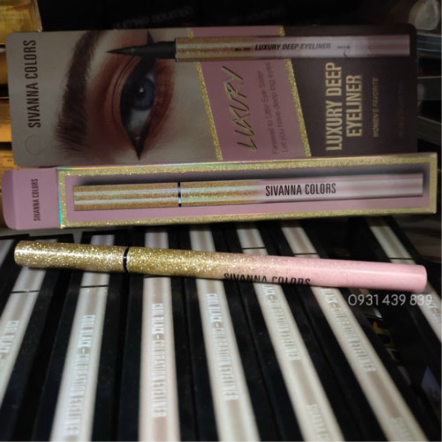 Bút Kẻ Mắt Nước Luxury Deep Eyeliner Sivanna Thái Lan Trang điểm mắt-1