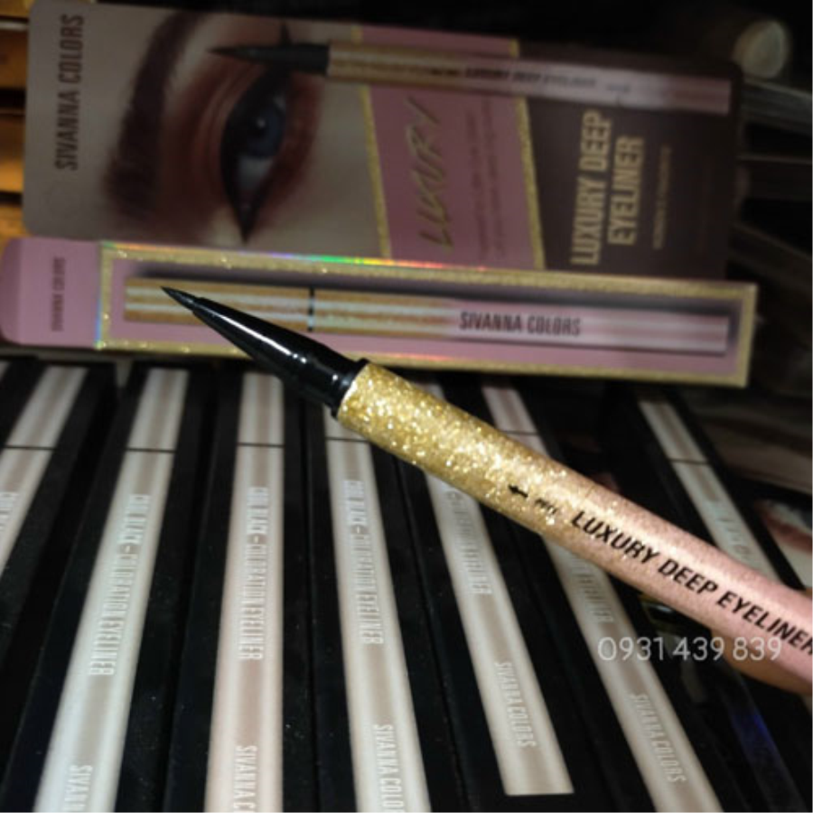 Bút Kẻ Mắt Nước Luxury Deep Eyeliner Sivanna Thái Lan Trang điểm mắt-1
