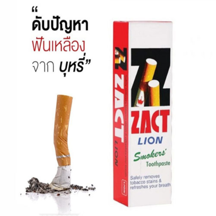 Kem Đánh Răng Dành Cho Người Hút Thuốc Zact Lion 160g Kem đánh răng - chăm sóc răng-1