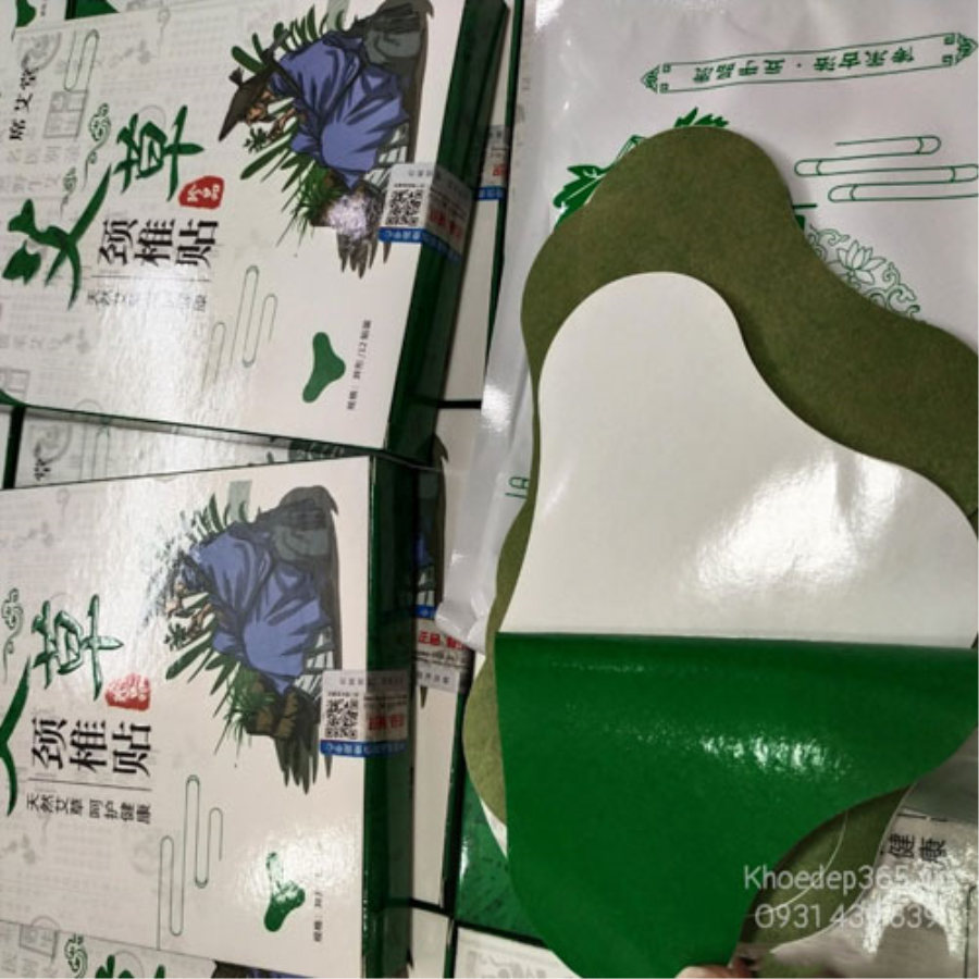 Miếng Dán Ngải Cứu Trị Đau Nhức AiCao Dầu Thảo Dược-1
