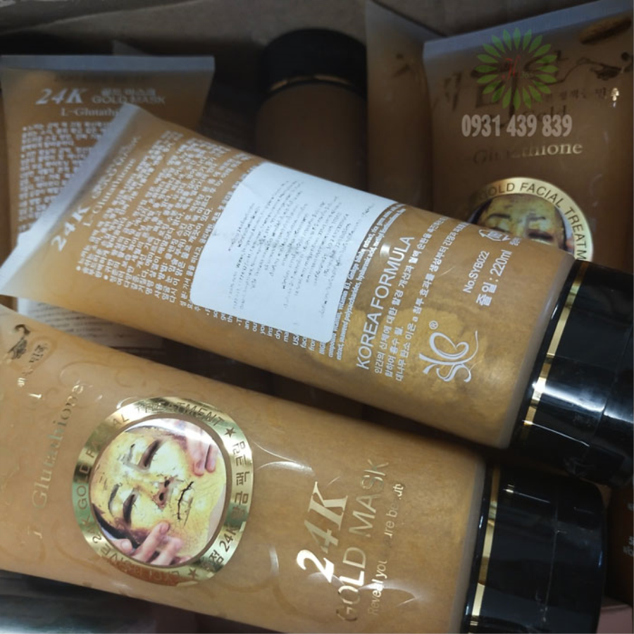 Gel Lột Mặt Nạ Vàng 24K Gold Mask(L- Glutathione)Hàn Quốc 220ml Mặt Nạ Dưỡng Da-1