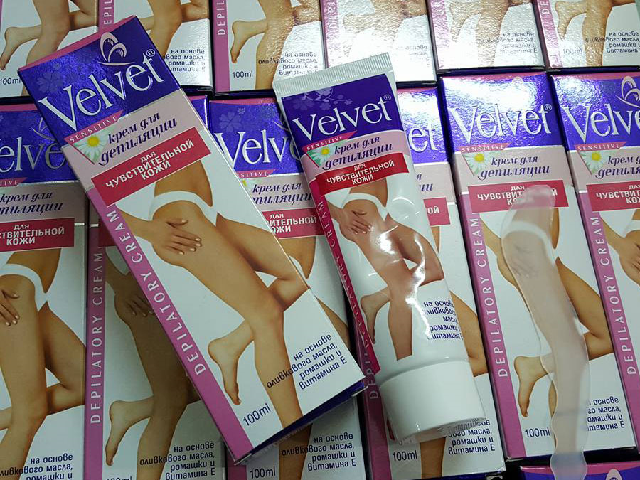 Kem Tẩy Lông Velvet Nga 100ml Kem Dưỡng Toàn Thân-1