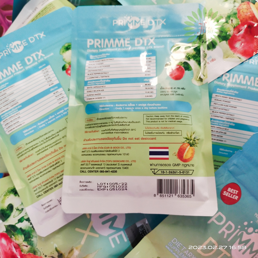 Viên Uống Giảm Cân Detox Primme Thái Lan Tăng - Giảm Cân-4