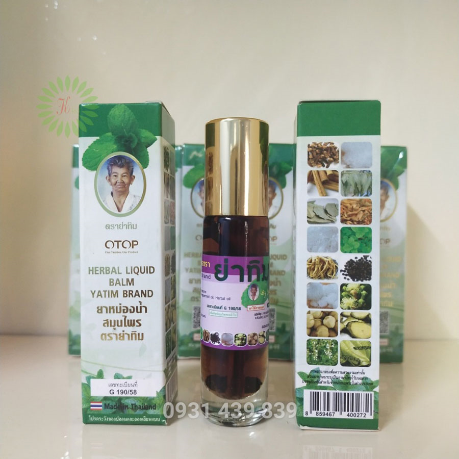 Dầu lăn thảo dược OTOP Thái Lan 16 vị Dầu Thảo Dược-2