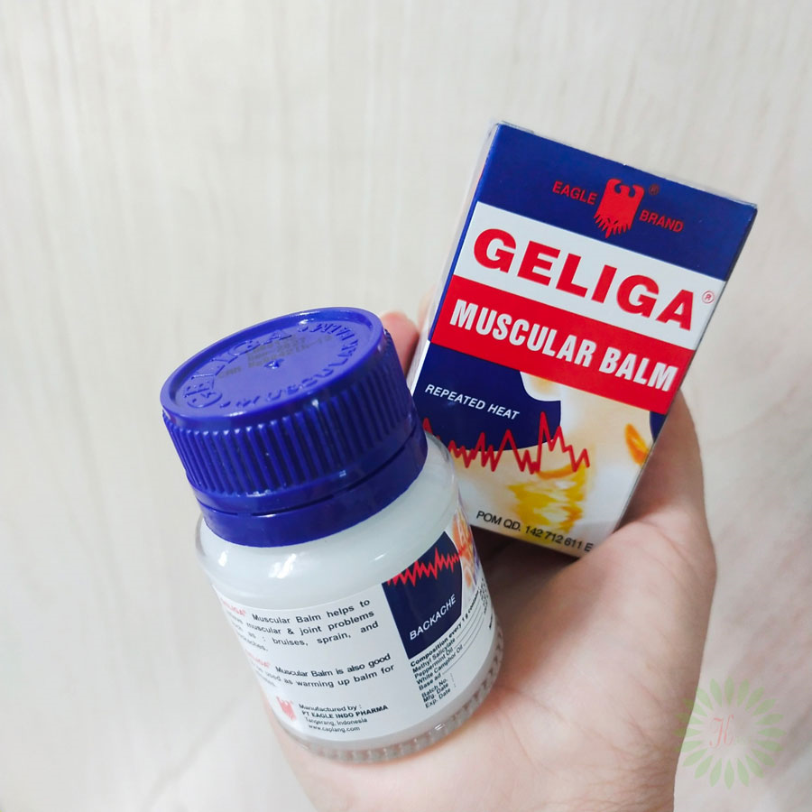 Dầu Cù Là Lửa Geliga Indonesia 40gr Cao Thoa Bóp-2