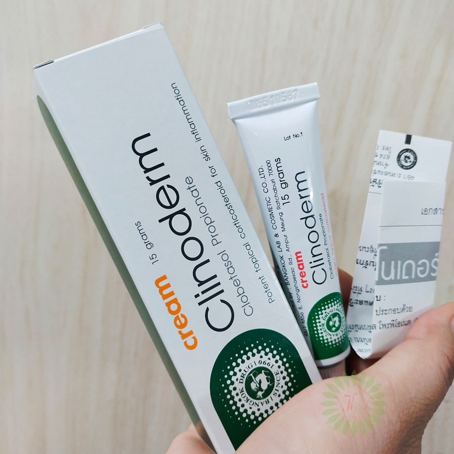 Thuốc đặc trị vảy nến Clinoderm Thái Lan 15gr Thuốc Đặc Trị Vảy Nến-1