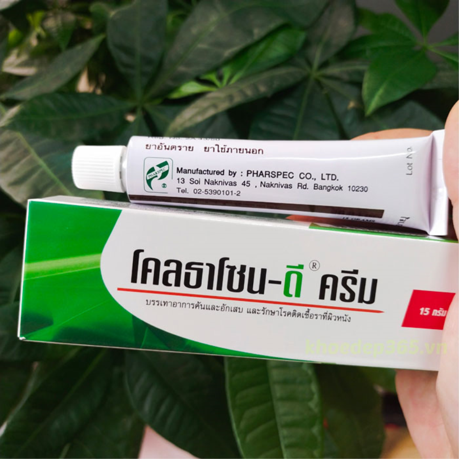 Kem Trị Nấm Móng Clothasone D Cream 15gr Thái Lan Thuốc Đặc Trị Lang Ben-2