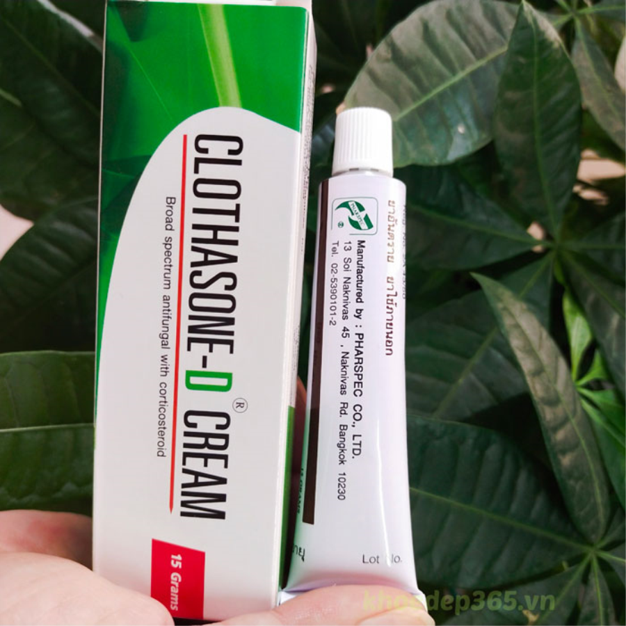 Kem Trị Nấm Móng Clothasone D Cream 15gr Thái Lan Thuốc Đặc Trị Lang Ben-2