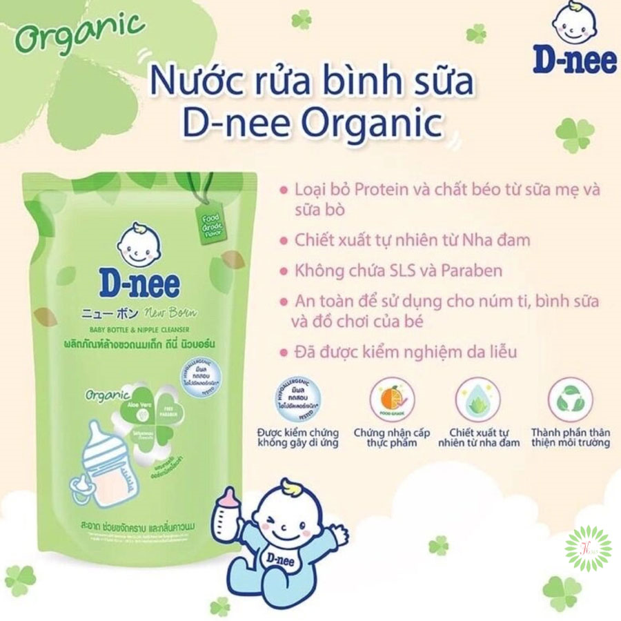 Nước Rửa Bình Sữa Dnee Thái Lan Nước Rửa Bình Sữa-1