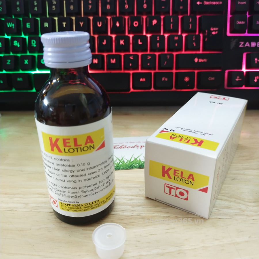 Đặc Trị Viêm Lỗ Chân Lông Kela Lotion Thái Lan 60ml Thuốc Đặc Trị Lang Ben-1