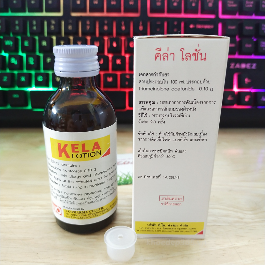 Đặc Trị Viêm Lỗ Chân Lông Kela Lotion Thái Lan 60ml Thuốc Đặc Trị Lang Ben-1