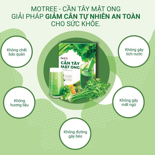 Bột Cần Tây Mật Ong Motree Công Nghệ Nhật Bản Tăng - Giảm Cân-1