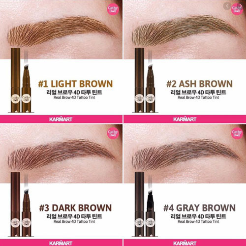 Bút Kẻ Chân Mày 4D Tint Realbrow Cathy Doll Trang điểm mắt-1