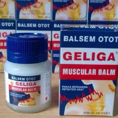Dầu Cù Là Lửa Geliga Indonesia 40gr Cao Thoa Bóp-1