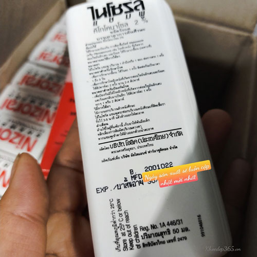Dầu Gội Trị Gàu, Nấm Nizoral Shampoo Thái Lan Dầu gội-1