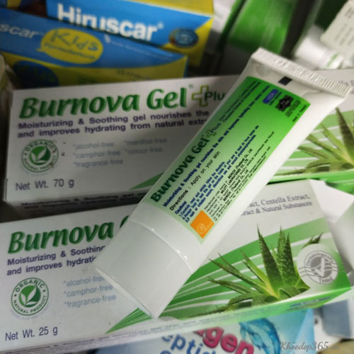 Gel Trị Bỏng Tái Tạo Da Sau Tổn Thương Burnova Gel Plus Thái Lan Dầu Thảo Dược-1