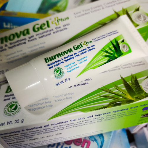 Gel Trị Bỏng Tái Tạo Da Sau Tổn Thương Burnova Gel Plus Thái Lan Dầu Thảo Dược-1