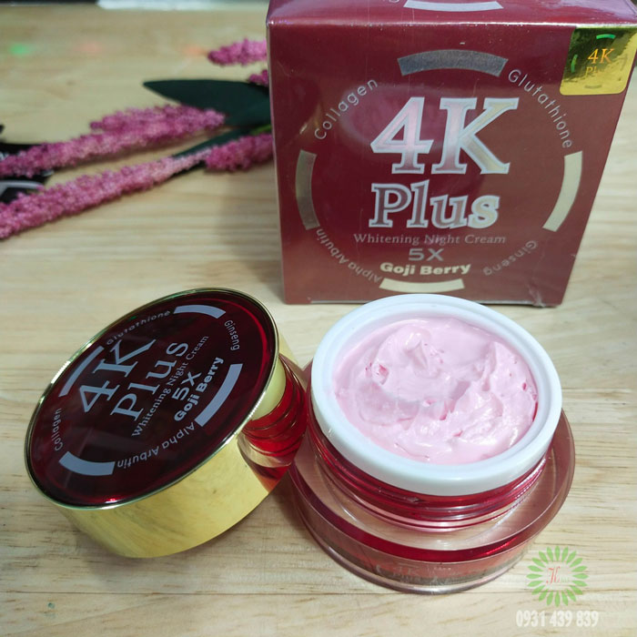 Kem 4K Plus Đỏ Trị Mụn Thái Lan Kem Trị Mụn-4