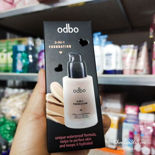 Kem nền, che khuyết điểm 2in1 Odbo Thái Lan Trang điểm mắt-1