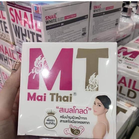 Kem Ốc Sên MT Mai Thai Snail Gold Hoàng Gia Thái Kem Dưỡng Trắng Da-1