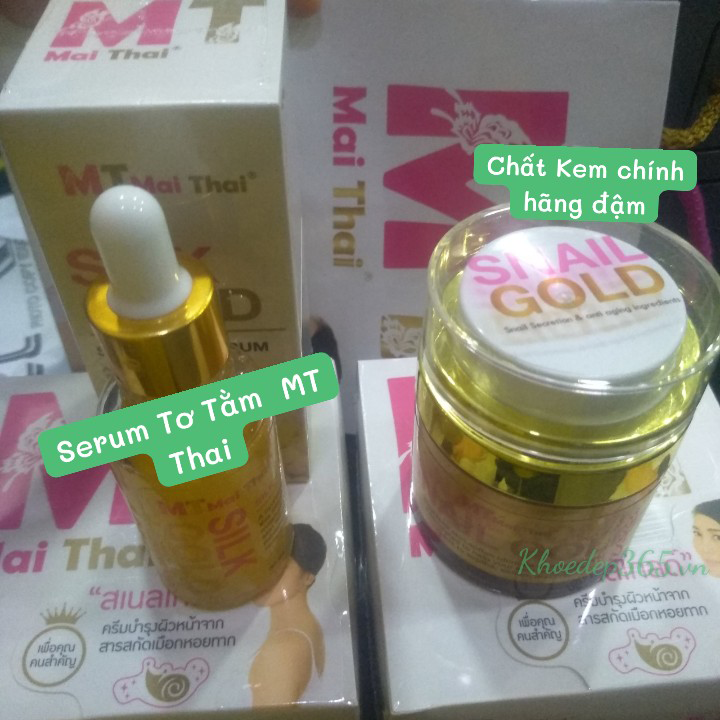 Kem Ốc Sên MT Mai Thai Snail Gold Hoàng Gia Thái Kem Dưỡng Trắng Da-1