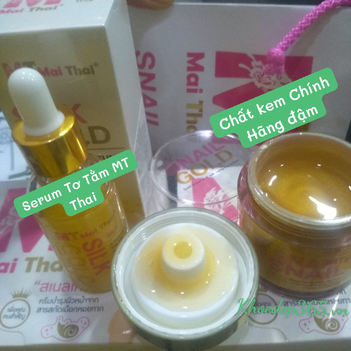 Kem Ốc Sên MT Mai Thai Snail Gold Hoàng Gia Thái Kem Dưỡng Trắng Da-1
