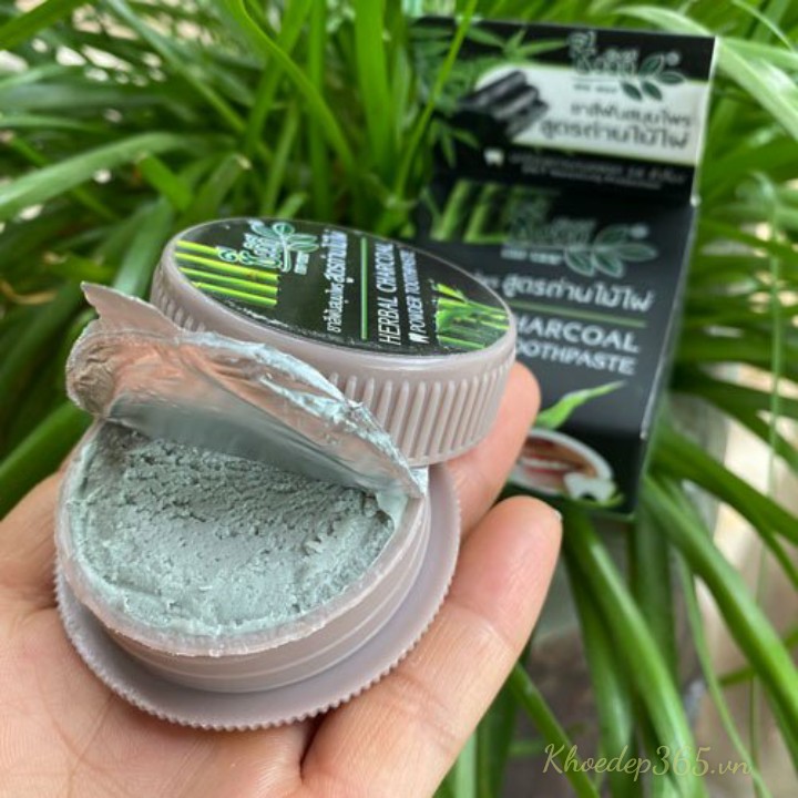 Kem Trắng Răng Than Tre Herbal Charcoal Thái Lan Kem đánh răng - chăm sóc răng-1