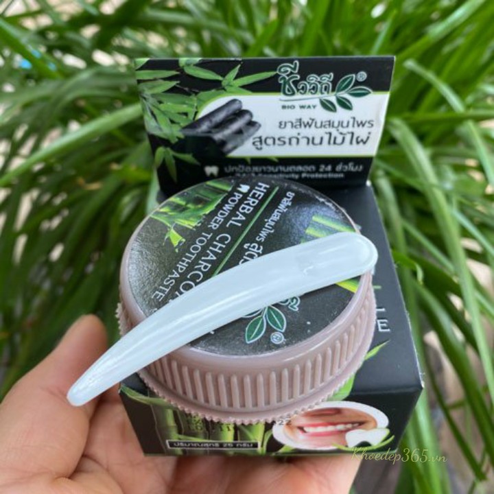 Kem Trắng Răng Than Tre Herbal Charcoal Thái Lan Kem đánh răng - chăm sóc răng-1