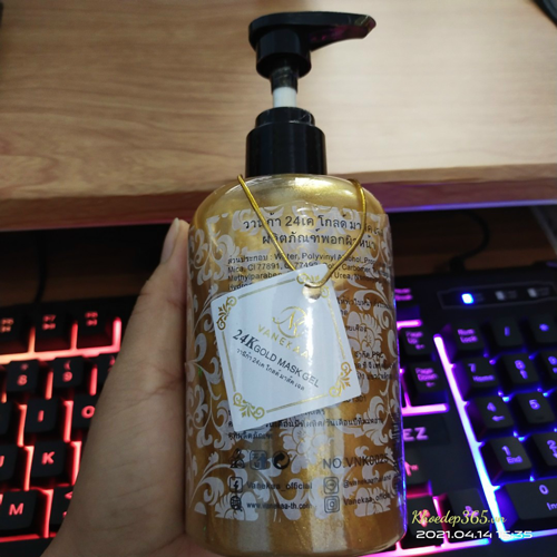 Mặt Nạ Vàng Vanekaa 24K Gold Mask Gel Thái Lan Mặt Nạ Dưỡng Da-1