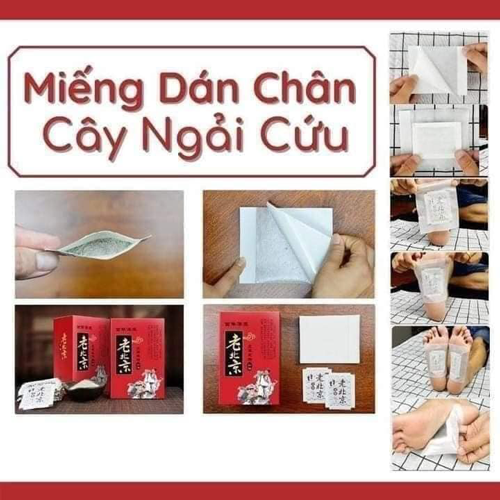 Miếng Dán Chân Ngài Cứu Thải Độc Thảo Dược Dầu Thảo Dược-1