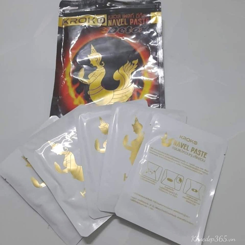 Miếng Dán Tan Mỡ Bụng Kroko Navel Paste Detox Thái Lan Tăng - Giảm Cân-1