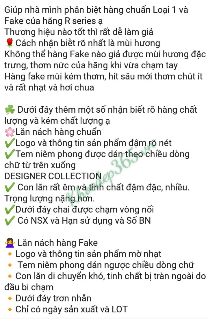 Lăn Nách Khử Mùi Nước Hoa R Series Malaysia 50g Kem Dưỡng Toàn Thân-1