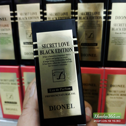 Nước Hoa Vùng Kín Dionel Secret Love - Black Edition Hàn Quốc  5ml Nước Hoa-1